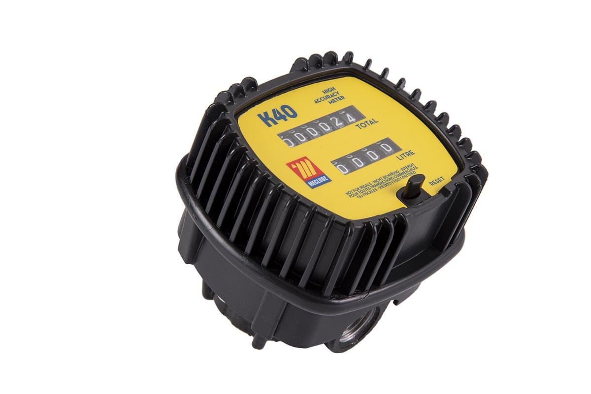 Mechanical flow meter for diesel and light oil, 20-120 l/min