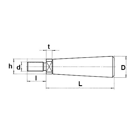 Drehbare Zylindergriffe 0612 A detail 2