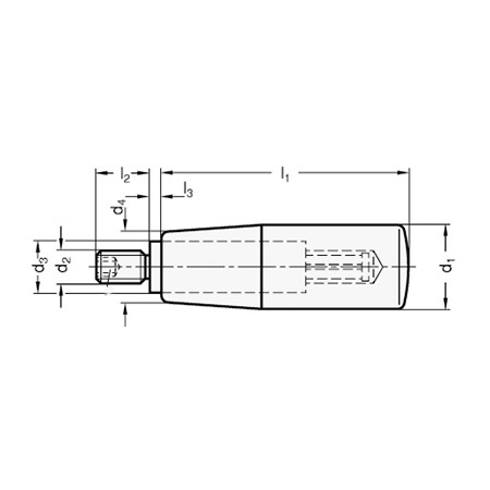 Drehbare Zylindergriffe 598.1 Nirosta detail 2