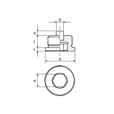 Aluminum Ölablassschraube mit Magnet TCEM detail 2