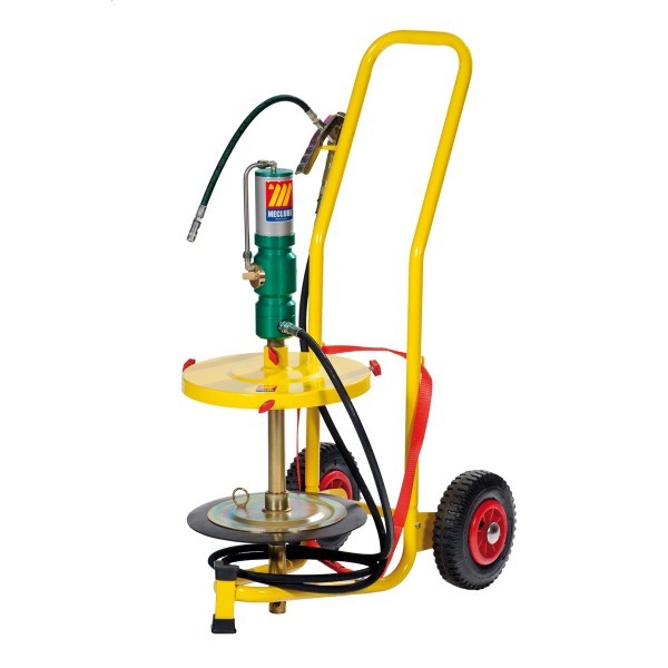 Pneumatic grease pump on cart 18/30Kg