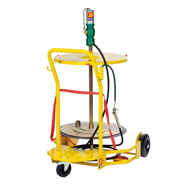 Pneumatic grease pump on cart 180-220Kg