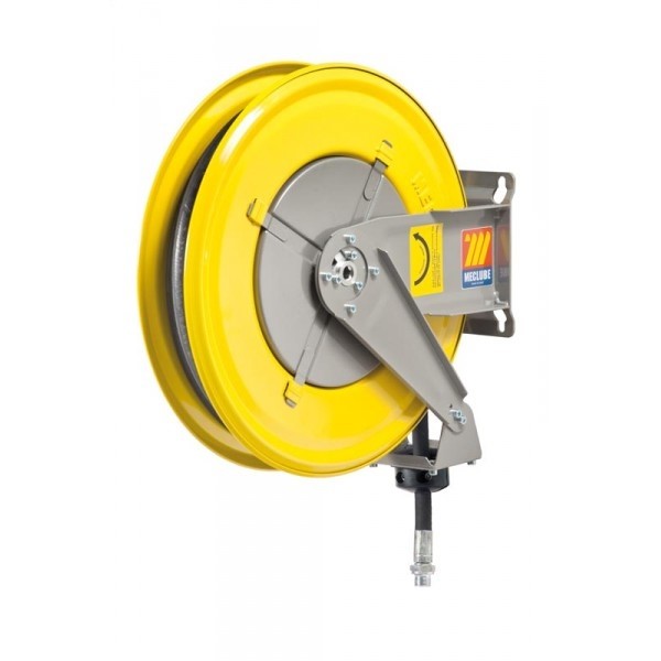 Fixed hose reel for oil