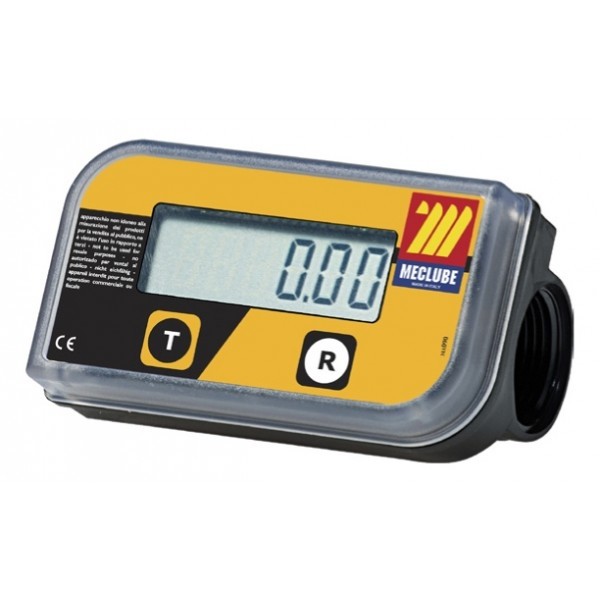 Digital flow meter, in-line, 10-150 L/min for diesel and light oil