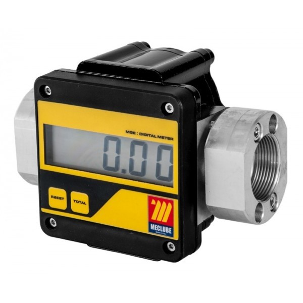 Digital flow meter, 10-250 L/min for diesel and oil