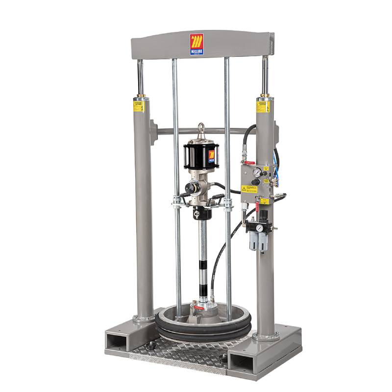012-1375-P60 Hydr. framelift voor vaten, 180-220kg + pomp R=75:1 8 kg/m