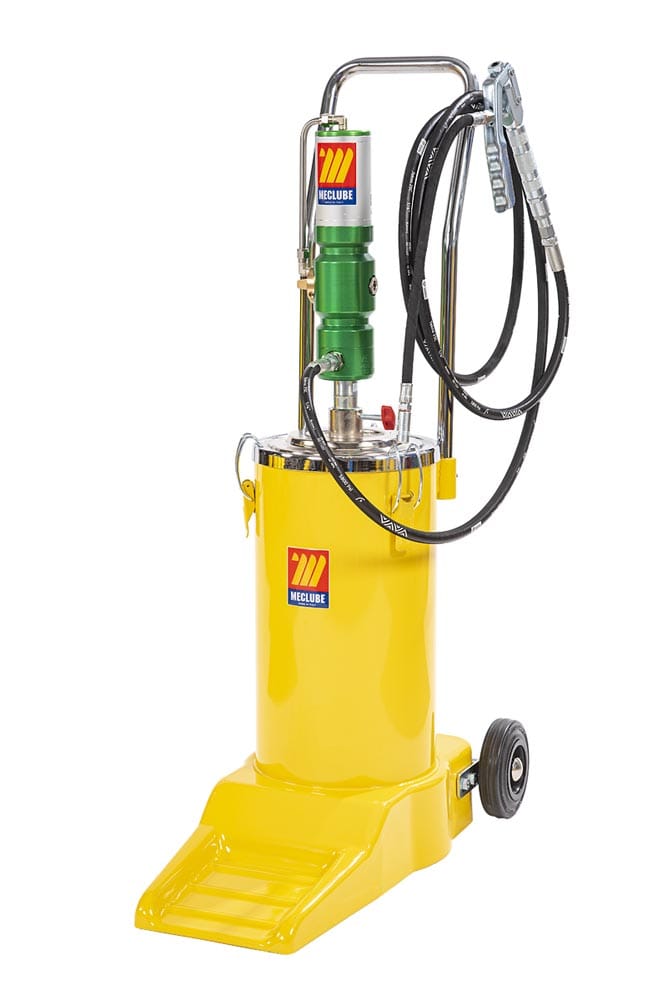 Pneumatic grease pump on cart 18/30Kg