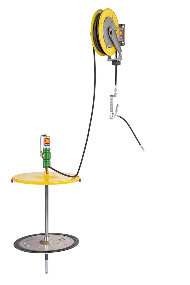 Pneumatische Fettpumpe für Fass  180-220 kg