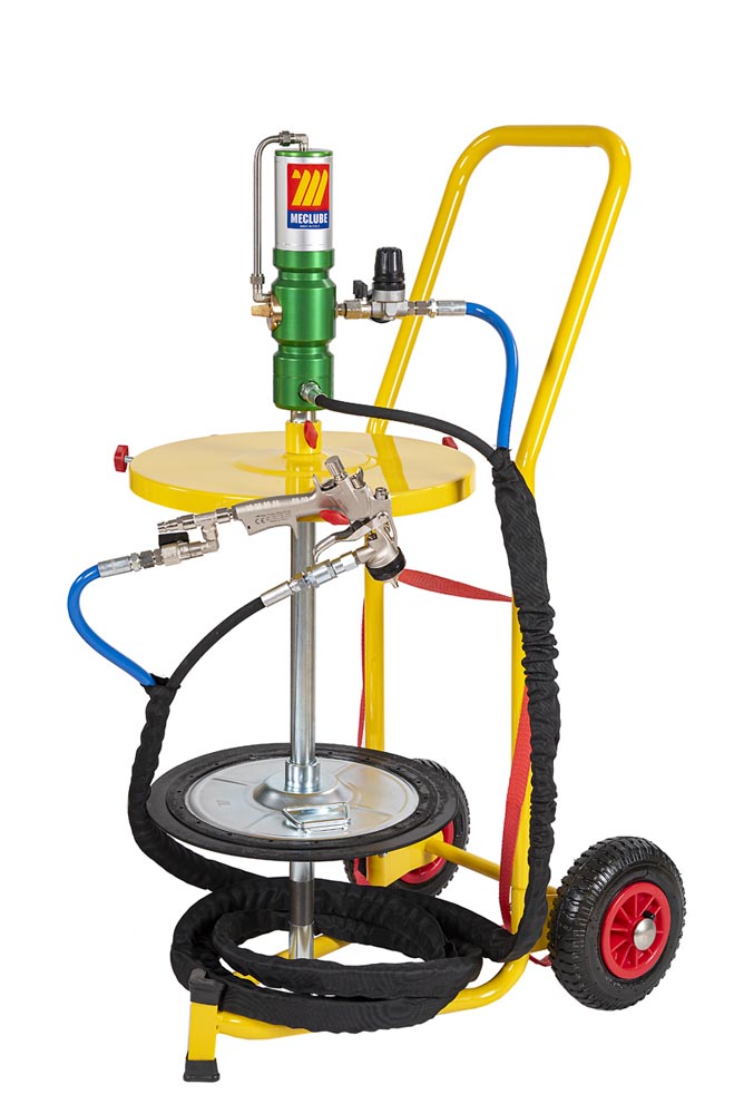 Pneumatic grease pump for drums 180-220 Kg