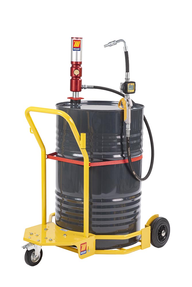 022-1298-D00 Verrijdbare oliepompset  180-220L vaten 30 l/min, digitaal