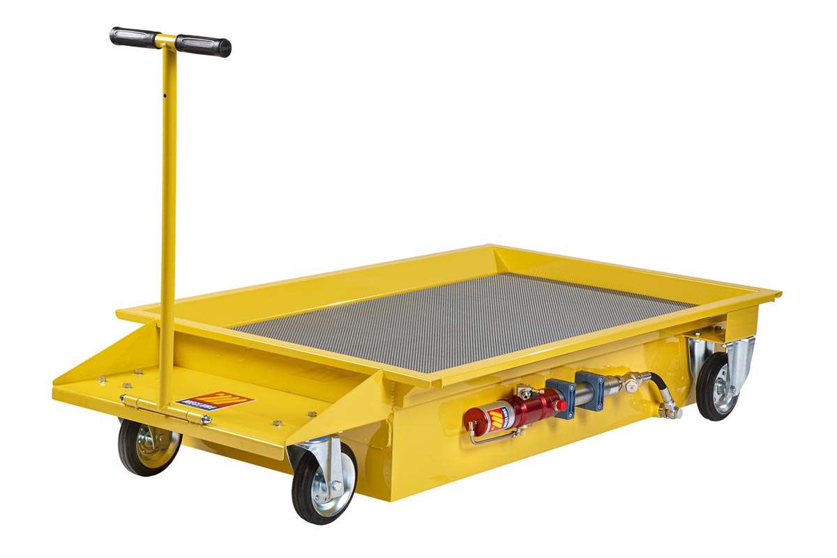 047-1459-2P0 Verrijdbare olie-aftapunit + pomp, 200 liter
