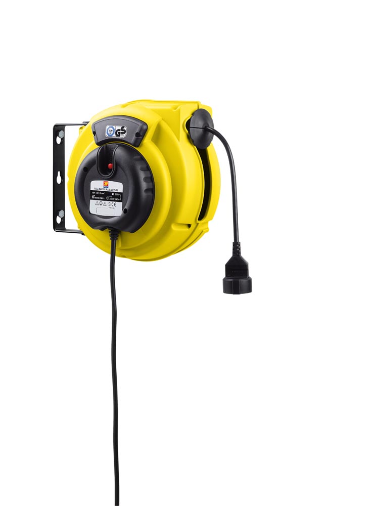 Automatische kabelhaspels met elektriciteitskabel