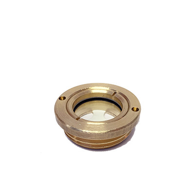 Oil level sight glass 148M brass