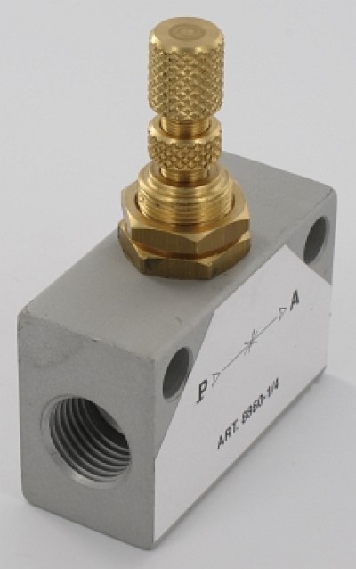 Fine adjustment valve for compressed air