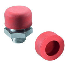 Button head grease nipple protection caps rubber