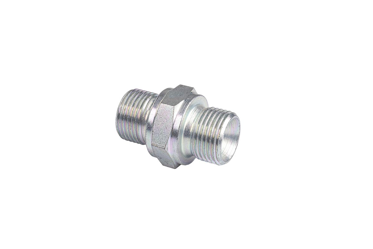 F96-0100-402 Verloopnippel 1/4 GAS - 1/2 GAS   bu-bu