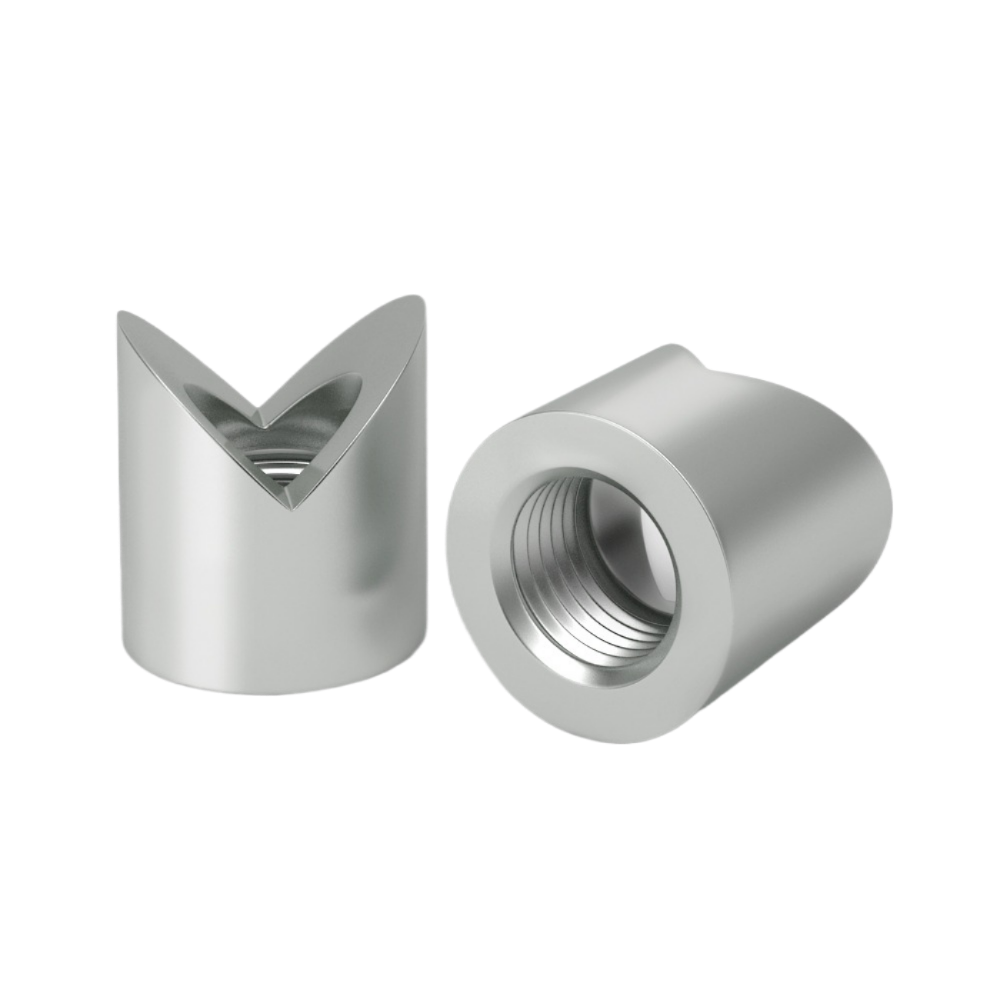 Hygiënische hoeklasmoer RVS