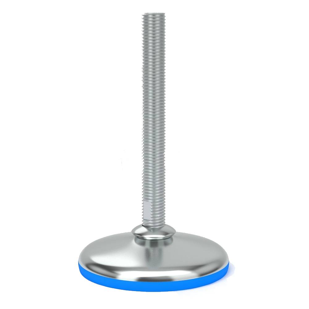 Stelvoet RVS hygiënisch blauw
