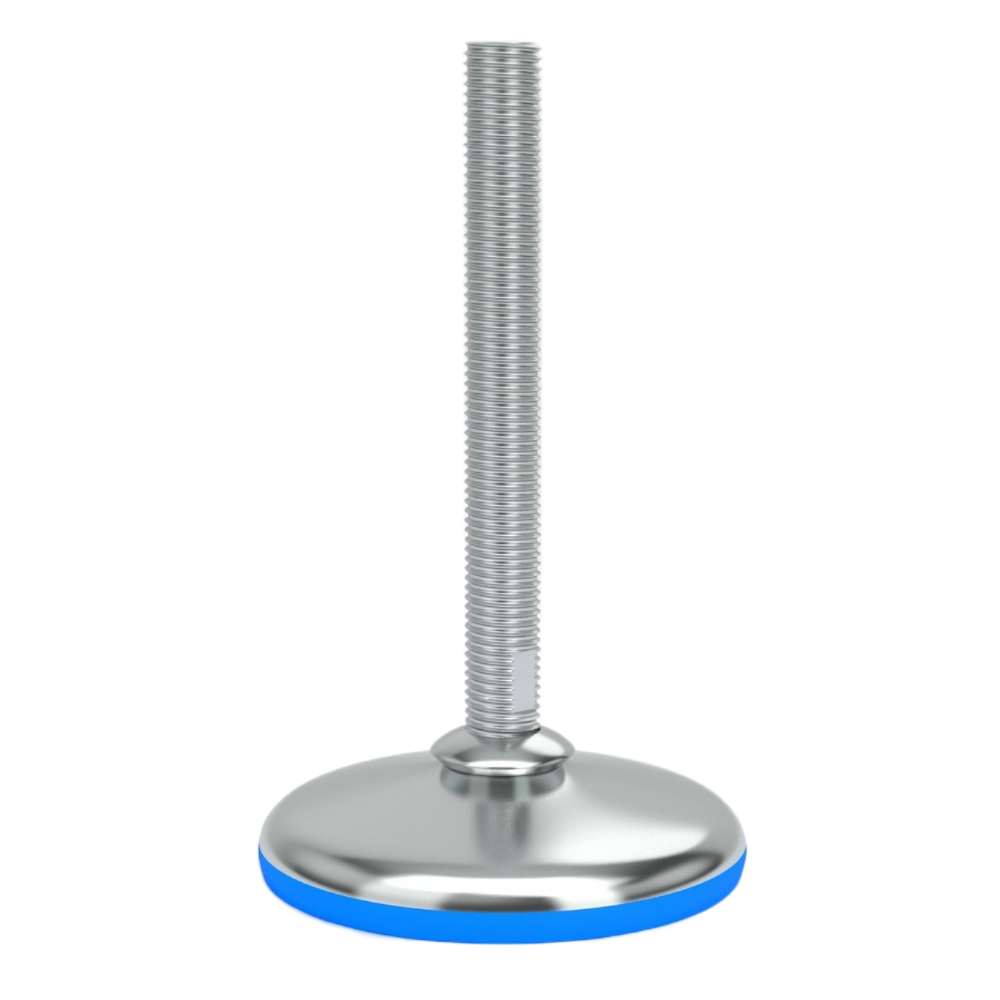 Stelvoet RVS hygiënisch blauw