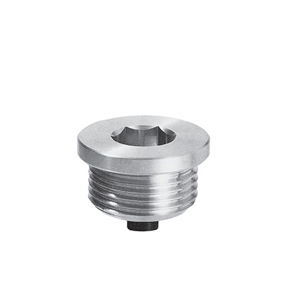 Aluminum oil plug with magnet TCEM